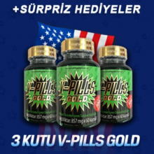 3 ADET  V-PILLS GOLD